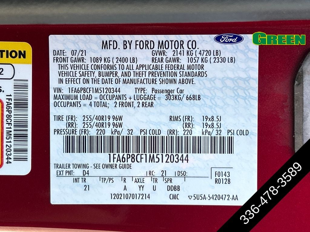 2021 Ford Mustang GT