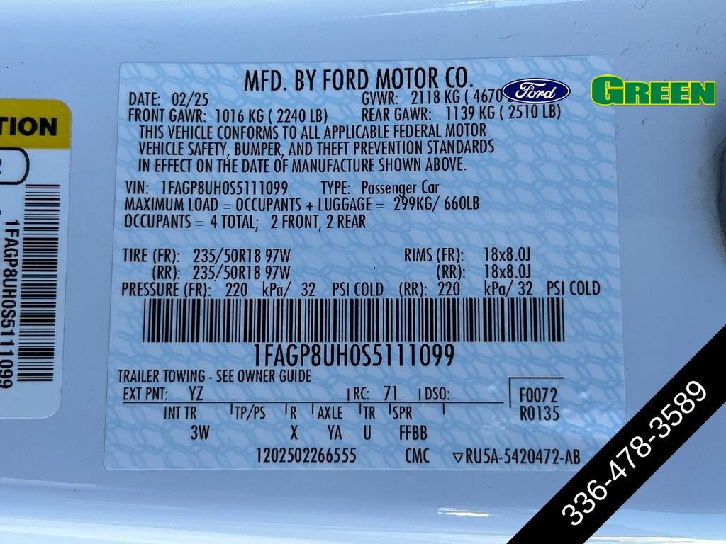2025 Ford Mustang EcoBoost Premium