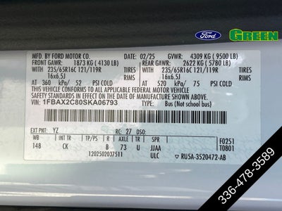 2025 Ford Transit-350 XLT