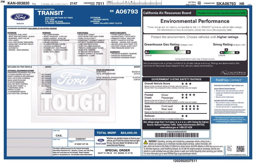 2025 Ford Transit-350 XLT