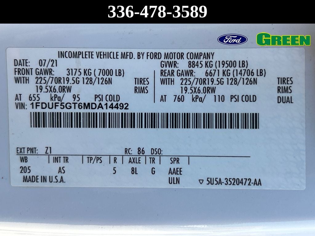 2021 Ford F-550SD XL DRW