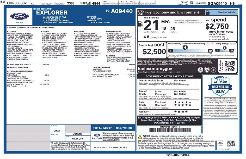 2025 Ford Explorer ST