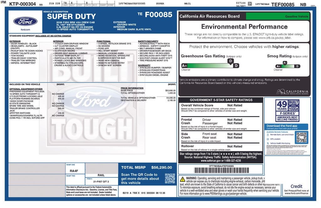 2026 Ford F-250SD XL