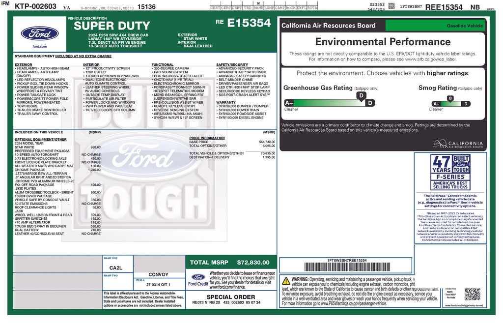 2024 Ford F-250SD Lariat