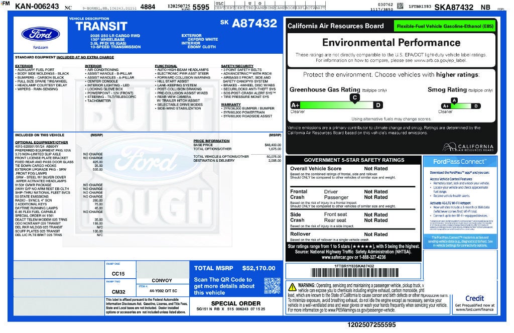 2025 Ford Transit-250 Base
