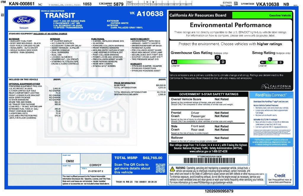 2027 Ford Transit-350 Base