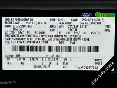 2022 Ford F-150 XLT