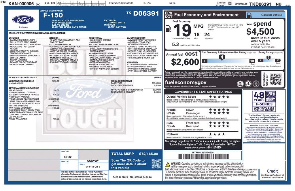 2026 Ford F-150 Lariat SHELBY TORX