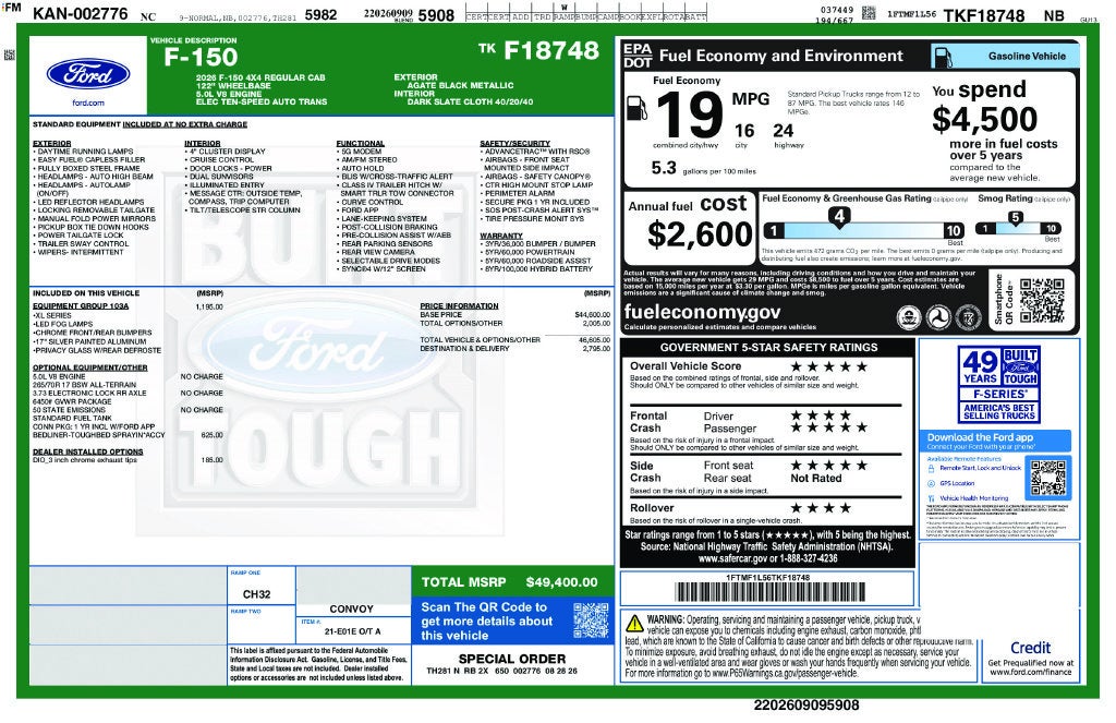 2026 Ford F-150 XL