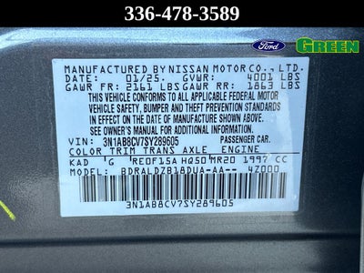 2025 Nissan Sentra SV