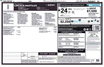 2024 Lincoln Nautilus Reserve