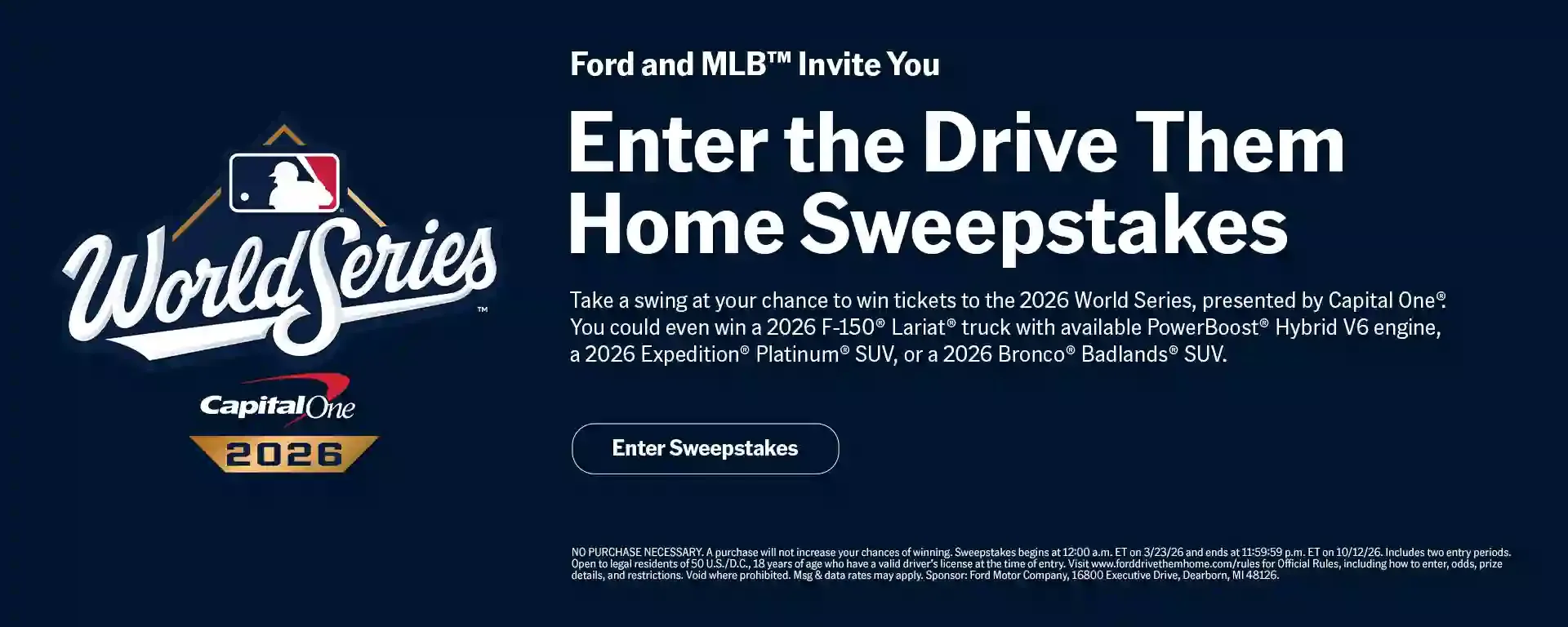 Enter the Drive Them Home Sweepstakes at Green Ford