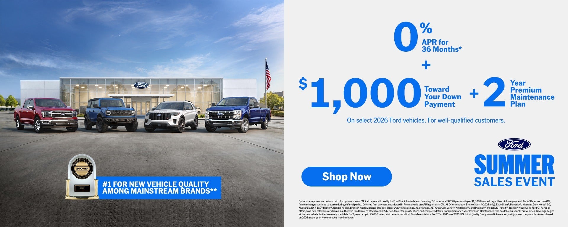 #1 For New Vehicle Quality at Green Ford in Greensboro NC